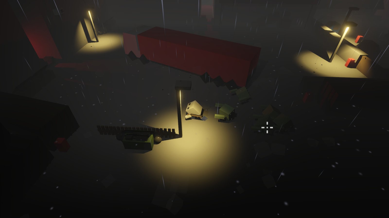 Primitive ShapeZ gameplay environment.