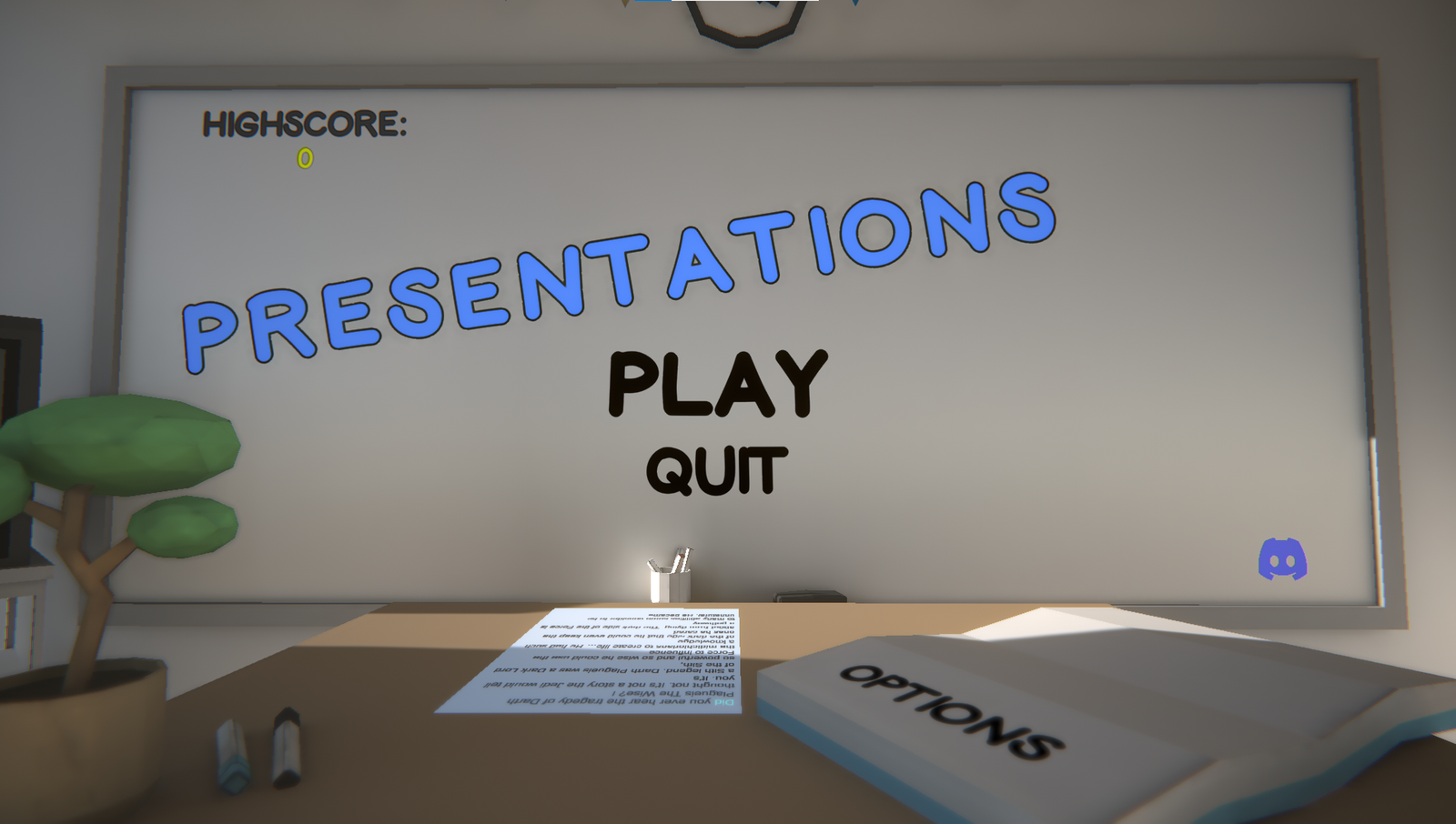 Voice Crack Simulator classroom gameplay.